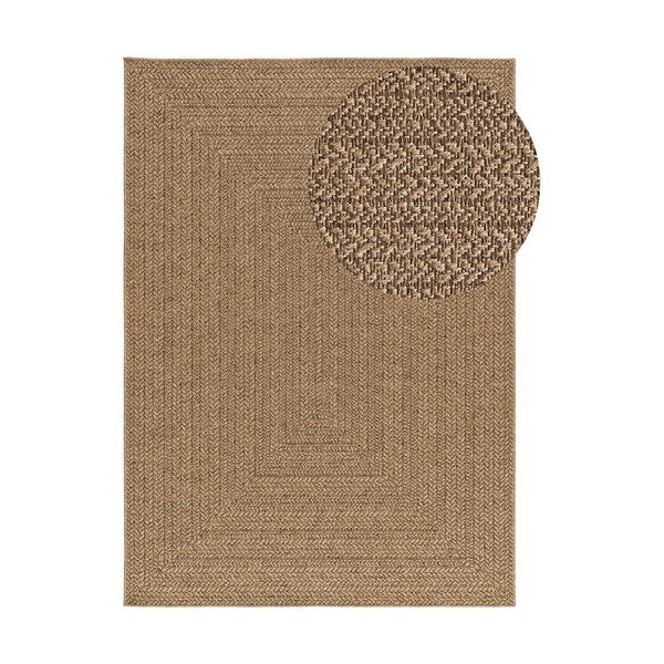Unutarnji i vanjski tepih u prirodnoj boji 200x290 cm Acra – Universal