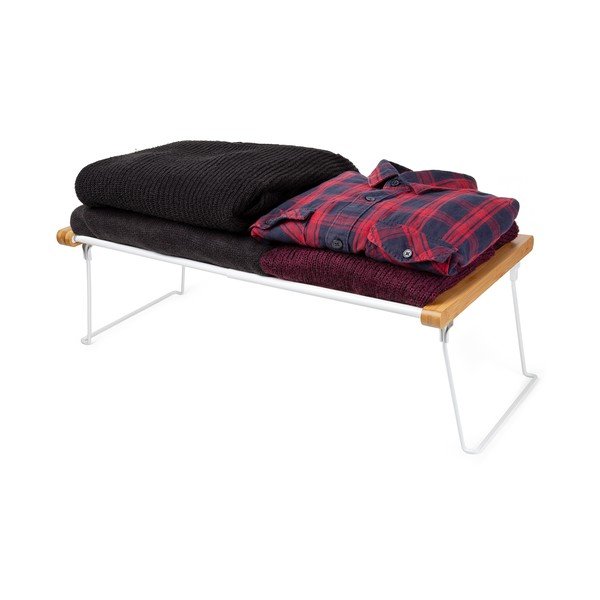 Bijela sklopiva polica za ormar Compactor Extandable Shelf Rack-image-4