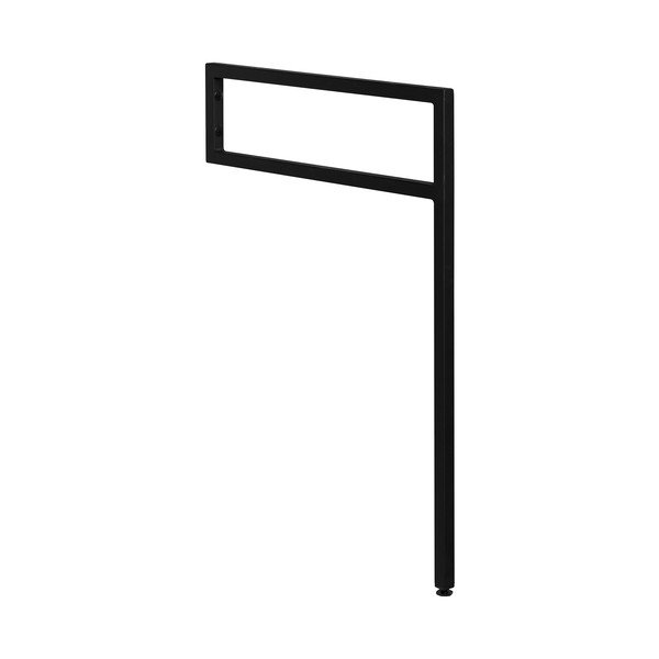 Crna željezna potpora za pult 49x2 cm – Sapho