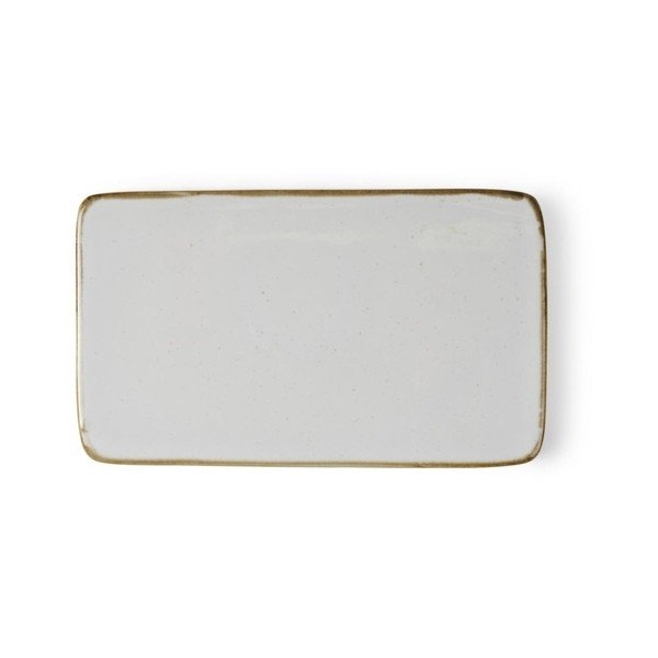 Kremasto bijeli zemljani pladanj za posluživanje Bitz Mensa, 22 x 12,8 cm-image-1