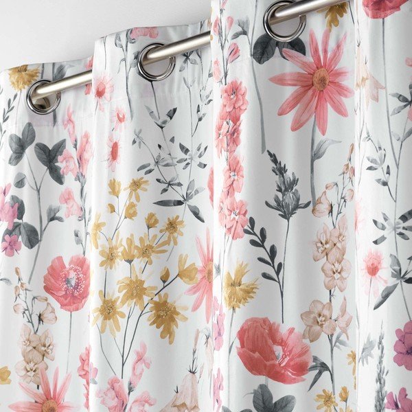 Zavjesa od samta 140x240 cm Florabella – douceur d'intérieur-image-1