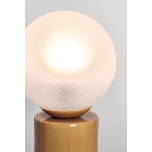 Metalna stolna lampa sa staklenim sjenilom (visina 47 cm) Malton – Bizzotto-image-2