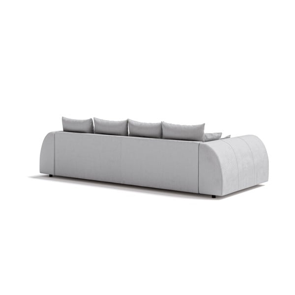 Tamno siva sofa od samta 310 cm Vanessa – Ropez-image-2