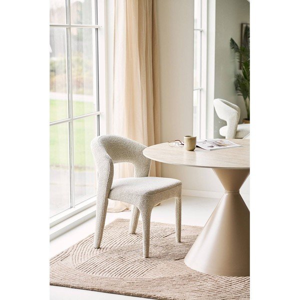 Okrugao blagovaonski stol s keramičkom daskom ø 120 cm Annecy – House Nordic-image-3