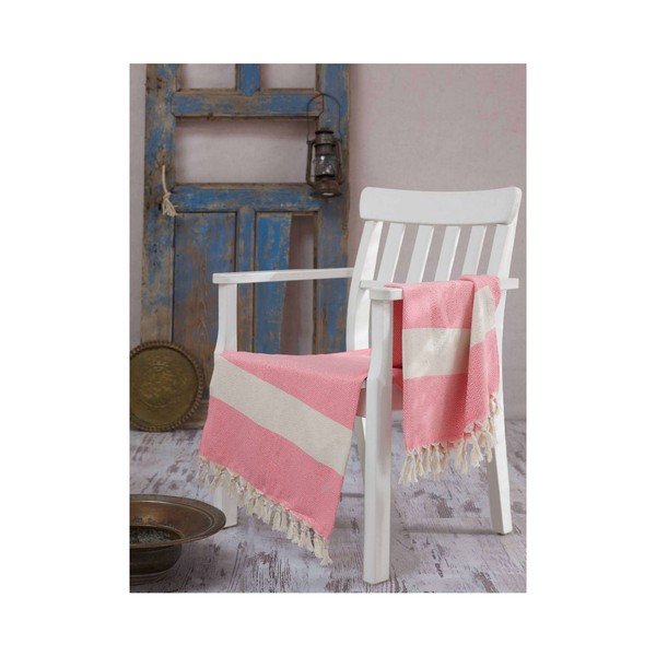 Hammam ručnik Elmas Pink, 100x180 cm-image-1