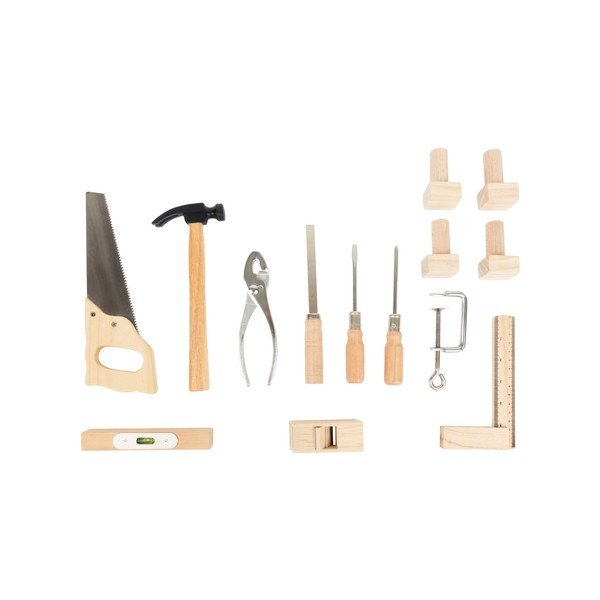 Set dječjeg drvenog radnog stola s alatima Legler Workbench-image-3