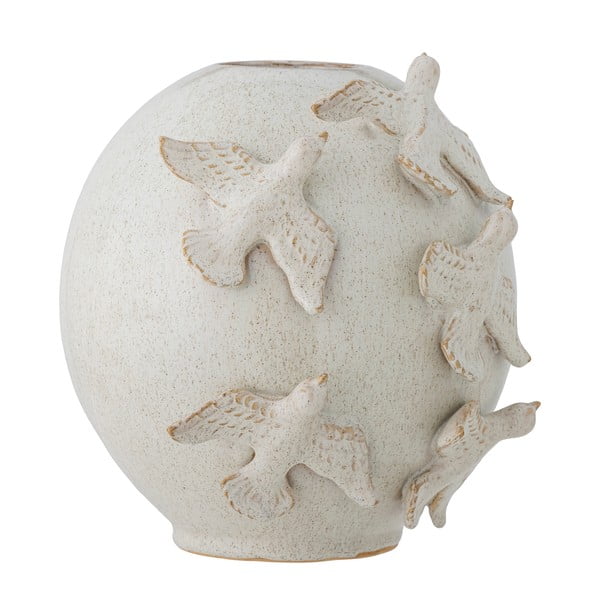 Krem vaza od kamenine (visina 25 cm) Abira – Bloomingville