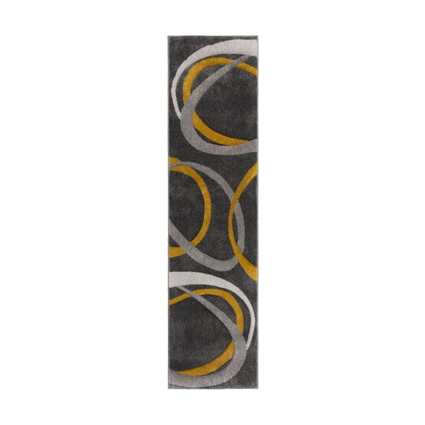 Oker žuta/siva staza 60x230 cm Elude Orb – Flair Rugs