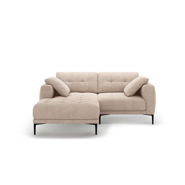 Svjetlo smeđa kutna garnitura (s lijevim kutom/s ležaljkom) Bemy – Micadoni 