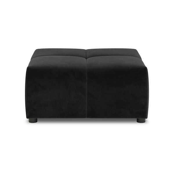 Crni baršunasti kauč modul Rome Velvet - Cosmopolitan Design-image-2