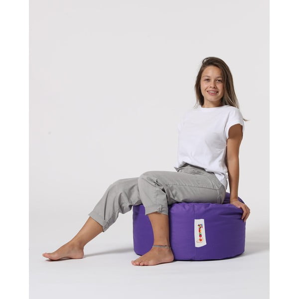 Ljubičasti vrtni tabure Round – Floriane Garden-image-1