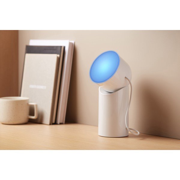Bijela LED stolna lampa (visina 14 cm) Orbe – Lexon-image-1