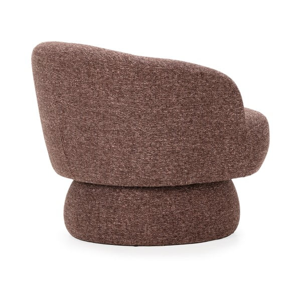 Ljubičasta/smeđa okretna fotelja Dali – MOME-image-4