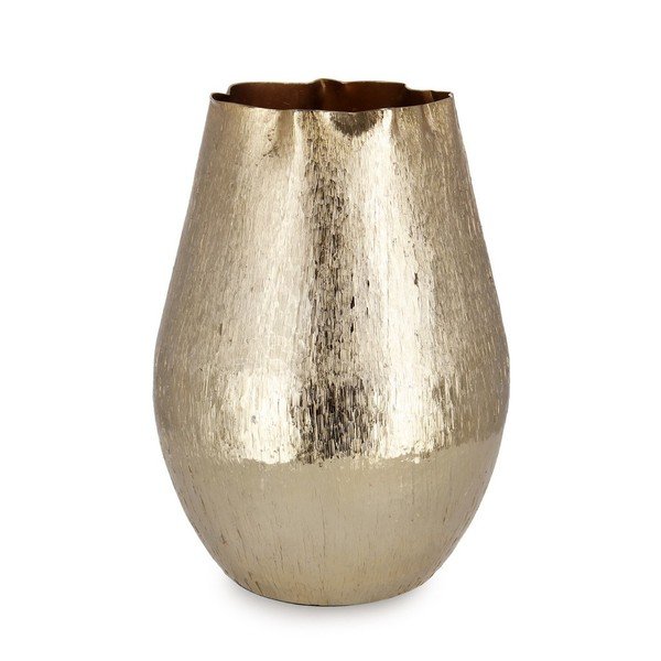 Aluminijska ručno izrađena vaza u zlatnoj boji (visina 38 cm) Brighty – Bizzotto