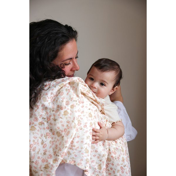 Bež pelena od organskog pamuka 120x120 cm Augusta – Cam Cam Copenhagen-image-1