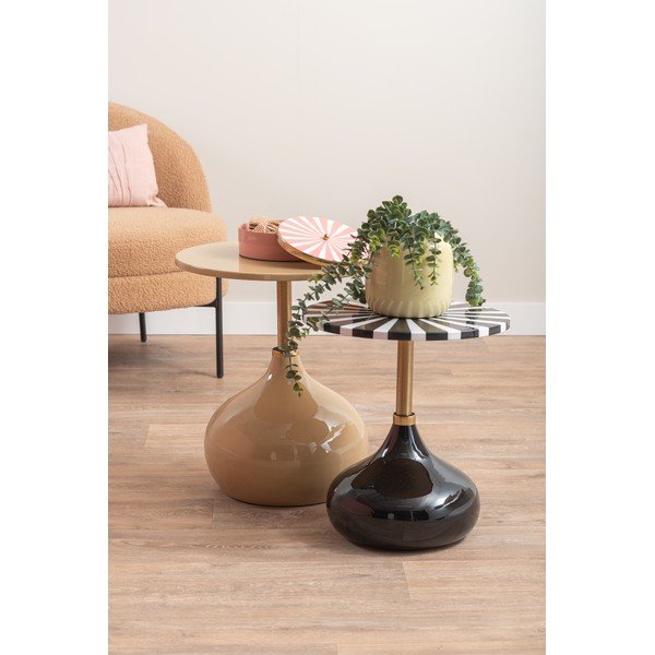 Metalni okrugli pomoćni stol ø 41 cm Candy Swirl – Leitmotiv-image-1