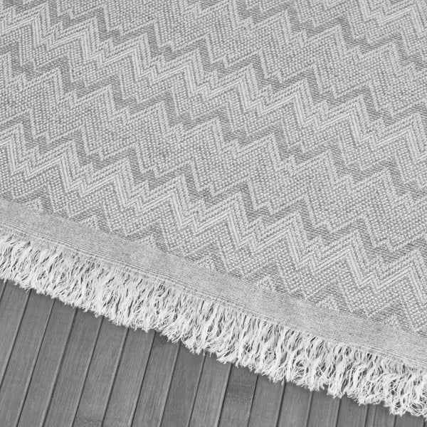 Sivi prekrivač za bračni krevet 180x290 cm Up & Down – Casa Selección-image-1