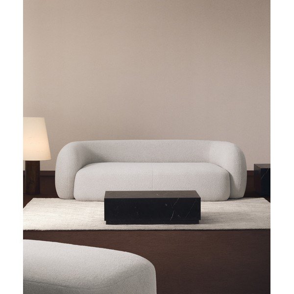 Crni mramorni stolić za kavu 50x100 cm Sorein – Kave Home-image-2