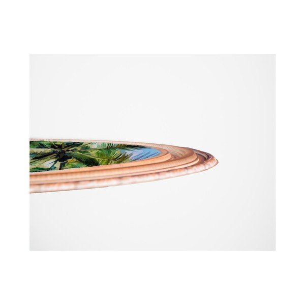 Ovalna zidna slika Velvet Atelier Palm Tree-image-3