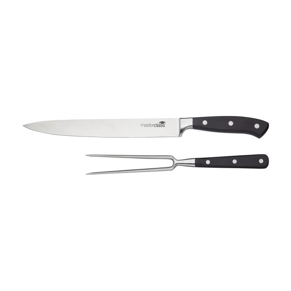 Nož i vilica za rezanje mesa Kitchen Craft Master Class