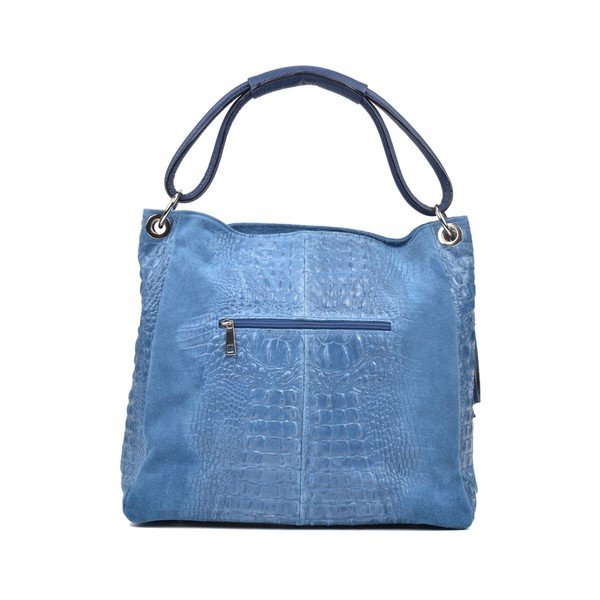 Luisa Vannini Zunna plava kožna torbica-image-4