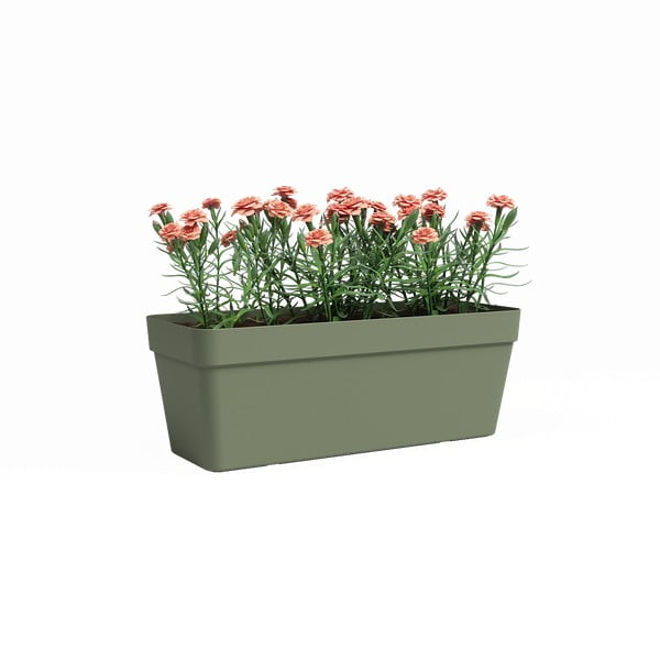 Samozaljevajući tegla za cvijeće od reciklirane plastike 50 cm Capri – Artevasi-image-1