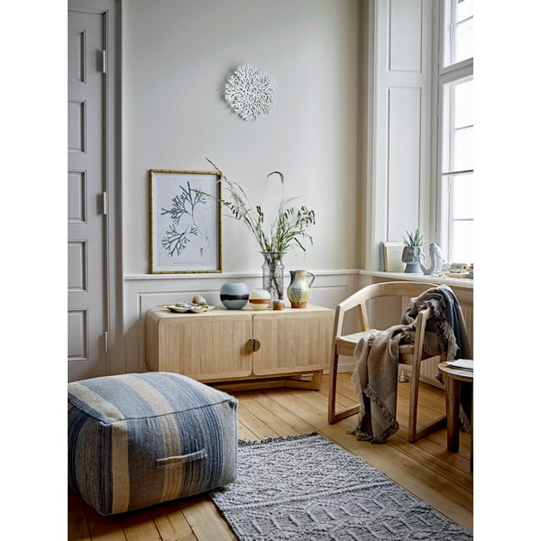 Komoda od masivnog kaučuka u prirodnoj boji 120x55x45 cm Serrone – Bloomingville-image-1