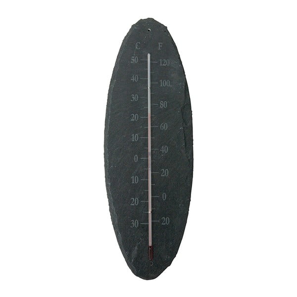Vanjski termometar od škriljevca Esschert Design, 40 x 13 cm