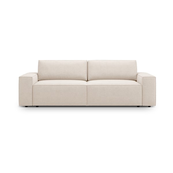 Bež sklopiva sofa od bouclé tkanine 247 cm Jodie – Micadoni Home
