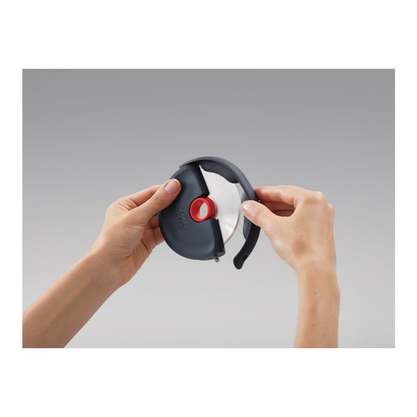 Silikonski/od nehrđajućeg čelika alat za rezanje za pizzu Disc – Joseph Joseph-image-2