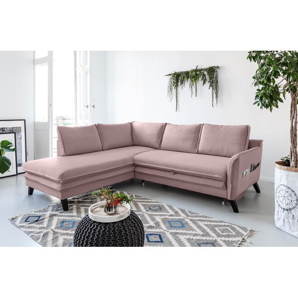 Svijetlobež kutna garnitura na razvlačenje, desni kut, Miuform Charming Charlie L-image-4