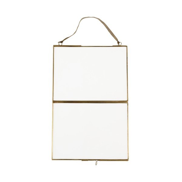 Metalni viseći okvir u zlatnoj boji 20x15 cm – Rex London-image-2