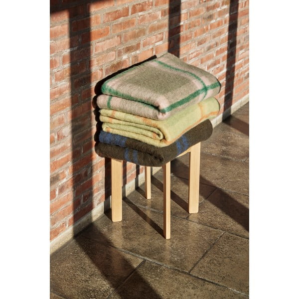 Plavo-smeđa deka 200x140 cm Inlet - Hübsch-image-3