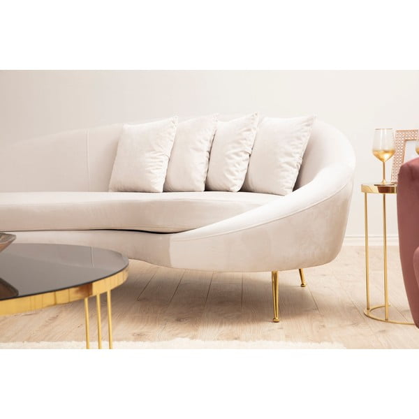 Krem sofa 255 cm Eses – Artie-image-1