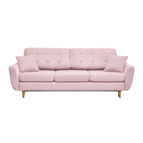 Svijetlo ružičasti kauč na razvlačenje za troje Cosmopolitan design Barcelona