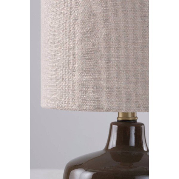 Smeđa/krem stolna lampa keramička (visina 29 cm) Laila – Jotex-image-3