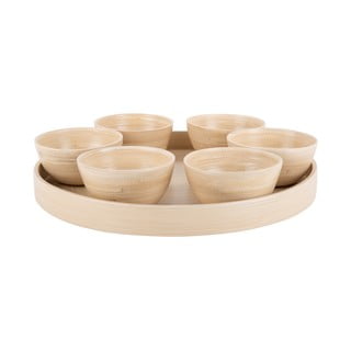 Set za serviranje od bambusa u prirodnoj boji ø 32 cm Puro – PT LIVING