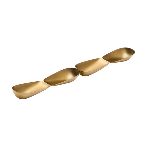 Zdjelica za posluživanje od nehrđajućeg čelika u zlatnoj boji Aruc – Kave Home