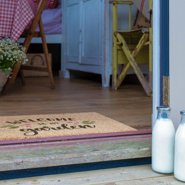 Otirač od kokosovih vlakana 60x90 cm Welcome to My Garden – Artsy Doormats-image-4