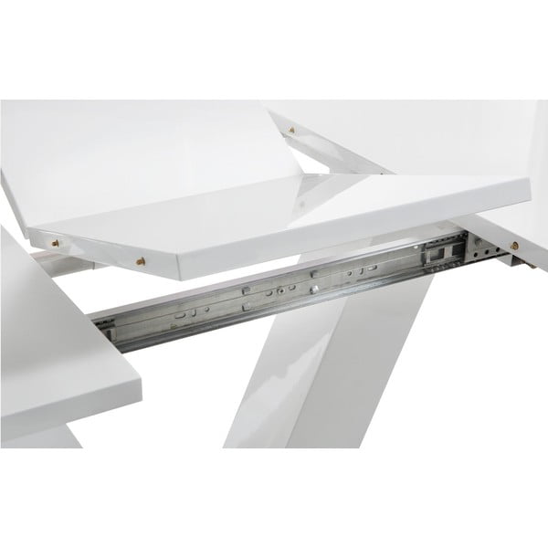 Proširiv blagovaonski stol s dodatnom pločom u sjajnom dekoru 90x140 cm Aaron – Støraa-image-3