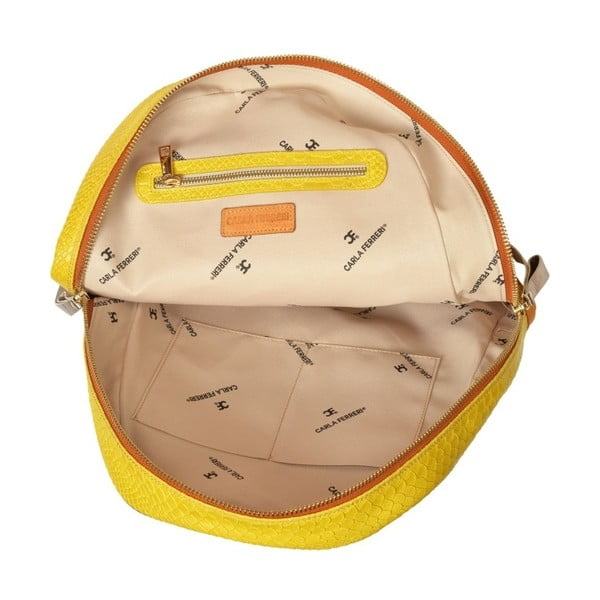 Ruksak Carla Ferreri Cognac Giallo-image-4
