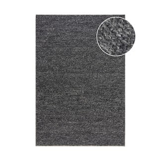 Tamno sivi ručno rađen tepih od mješavine vune 120x170 cm Minerals – Flair Rugs