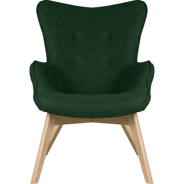 Tamno zelena fotelja Niko – Ropez-image-2