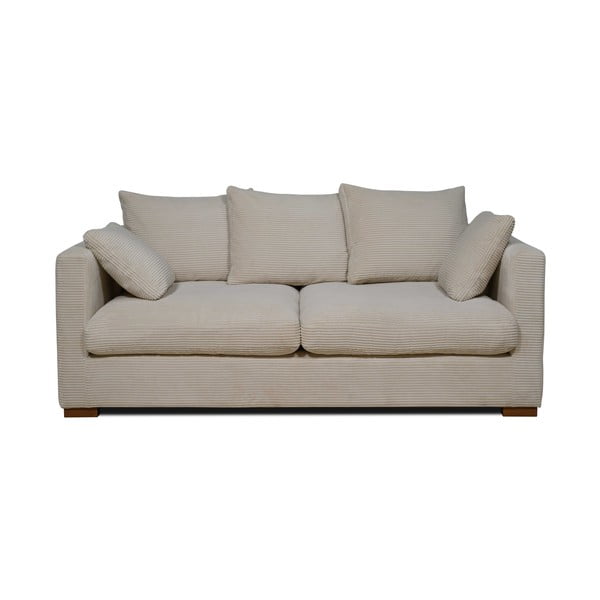 Bež sofa od samta 175 cm Comfy – Scandic