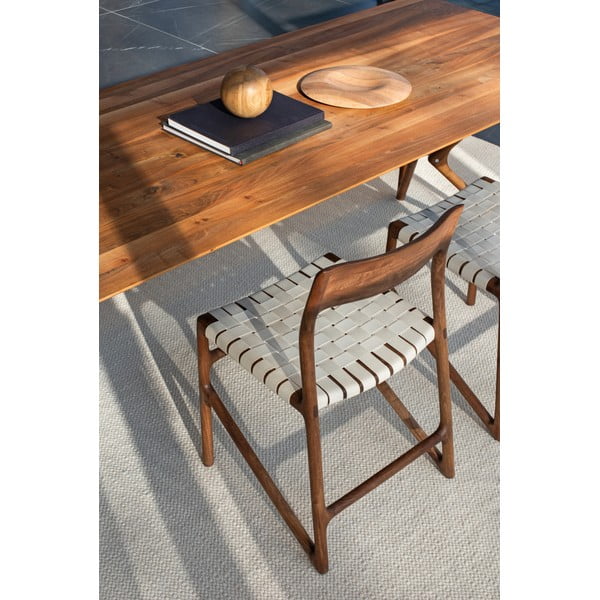 Bijela/smeđa blagovaonska stolica Fawn – Gazzda-image-3