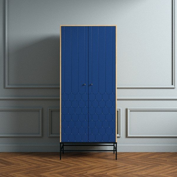 Tamnoplavi ormar Woodman Lia-image-1
