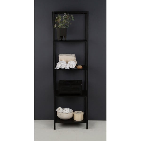 Crna metalna polica Canett Lite, visina 175 cm-image-1