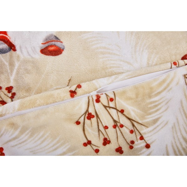 Svjetlo smeđa posteljina za krevet za jednu osobu od mikropliša 140x200 cm Goblin – My House-image-2