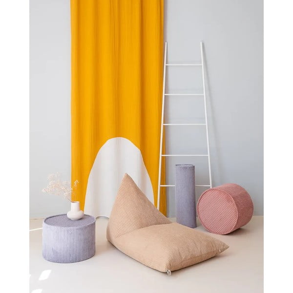 Plavi dječji jastuk za sjedenje od samta Roll – Wigiwama-image-1