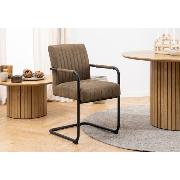 Smeđe blagovaonske stolice u setu 2 kom Adele – Actona-image-2